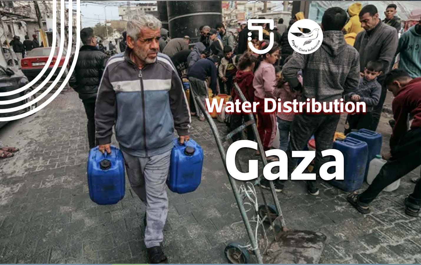 Providing Water to Displaced Families in Gaza Strip