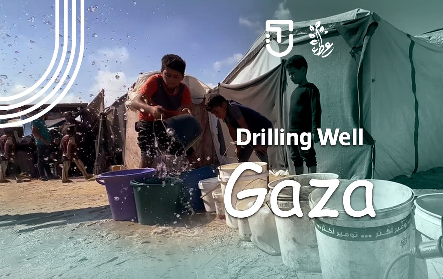 Digging Water Well for Displaced Families in Northern Gaza