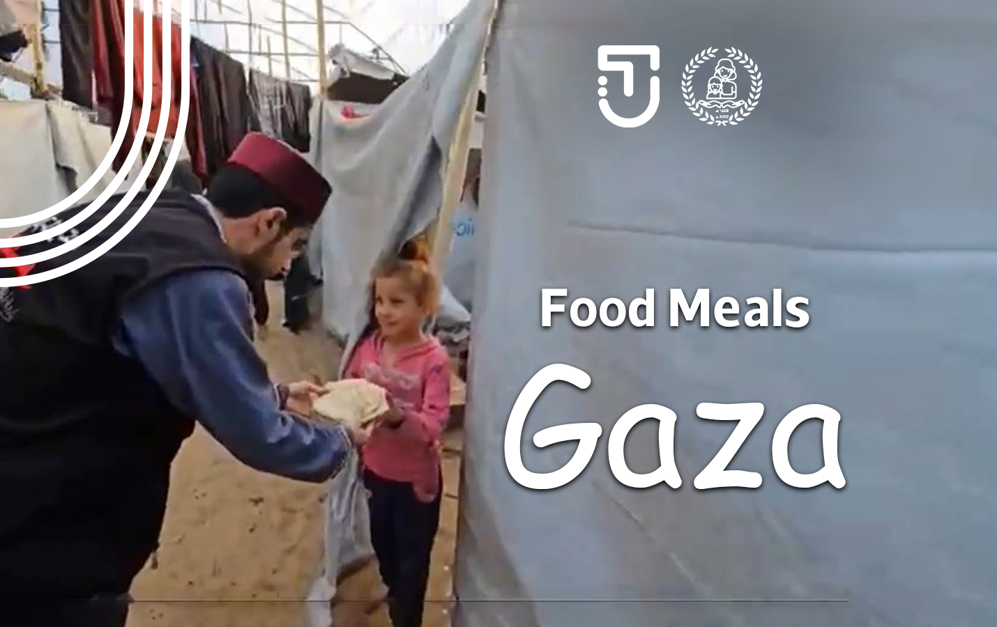 Providing Food Meals for Displaced People in Gaza