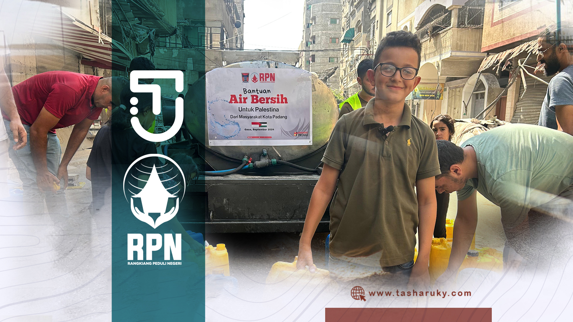 Drops of Hope | Lifeline Water for Displaced Families in Gaza