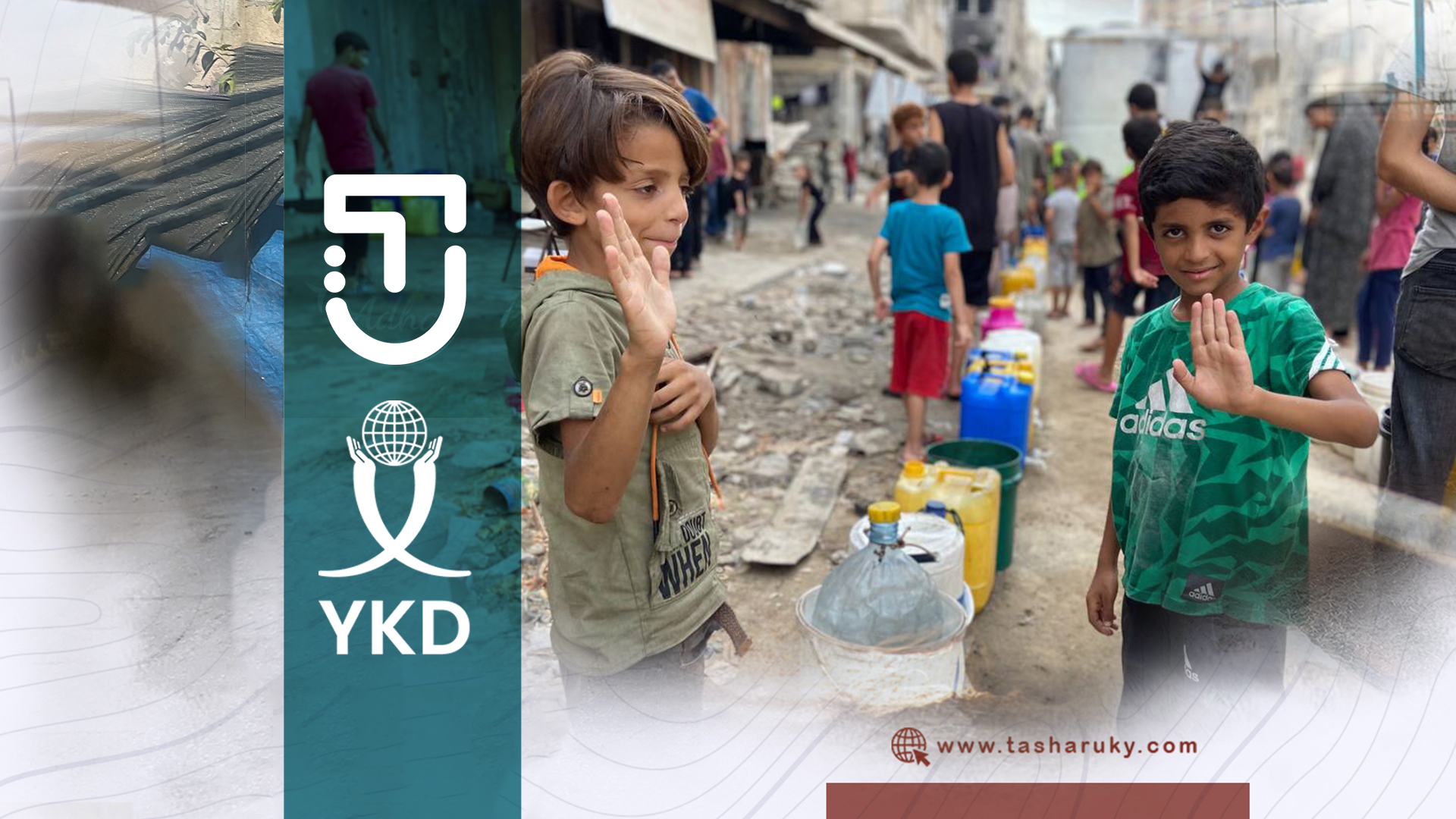 Drops of Hope | Water distribution campaign in Ramadan for Families of Gaza.